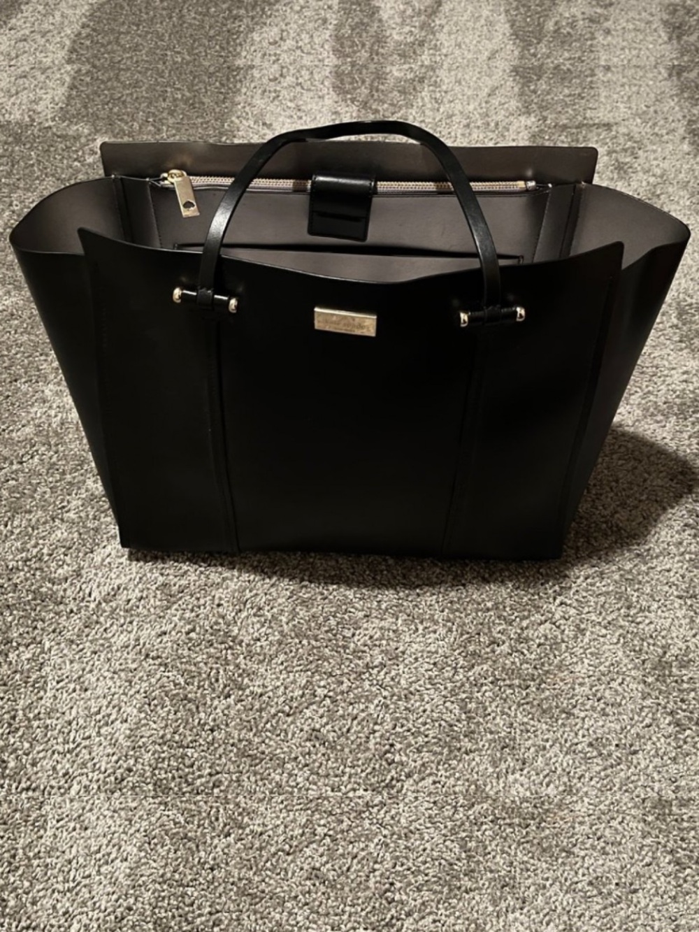 Kate Spade Black Leather Bag - NWOT